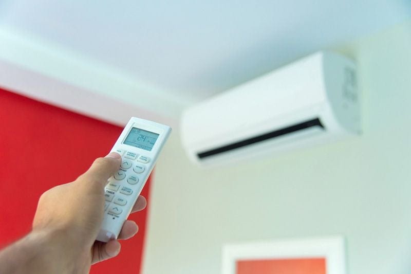 Image of a ductless system. Planning to Remodel? Go Ductless!