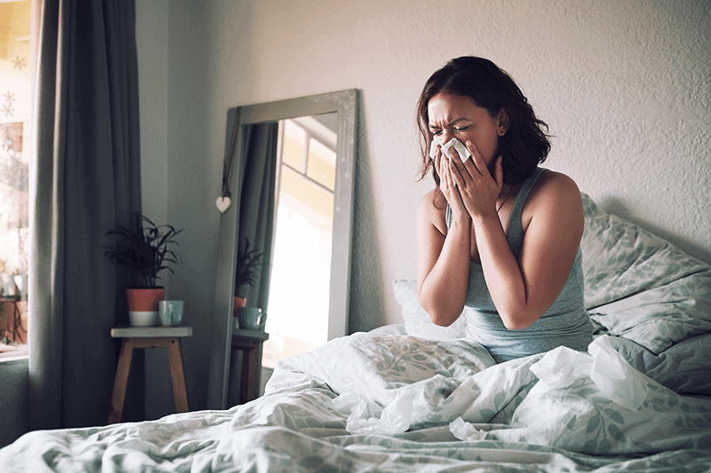 ac helping with allergy symptoms