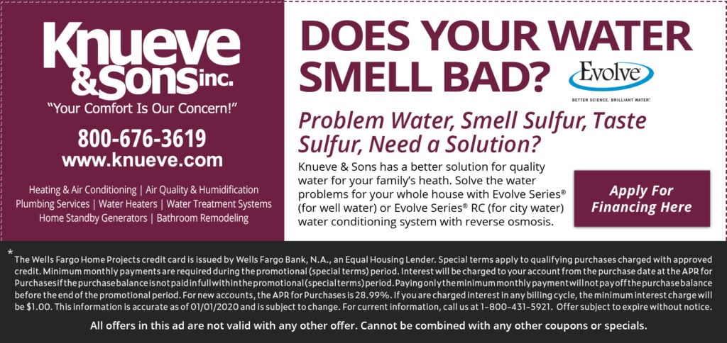 Solve water problems for your whole house with Evolve Series (for well water) for Evolve Series RC (for city water) water conditioning system with reverse osmosis.