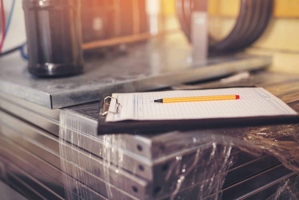 Documentation of repairs.